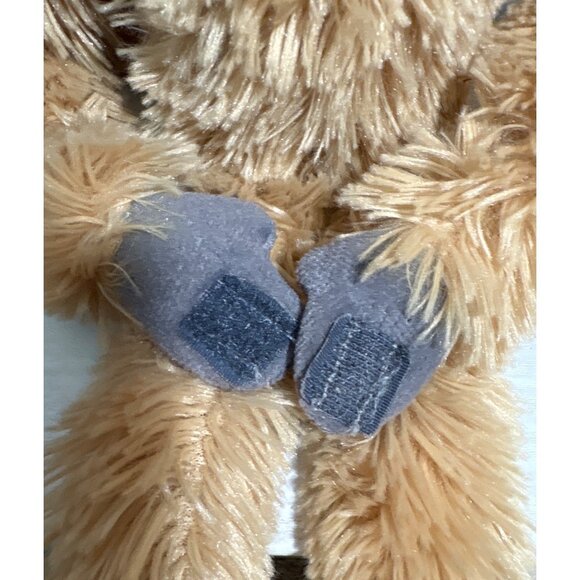 Aurora Plush Hanging Monkey 19 Inch Stuffed Animal Beige & Grey Colors - Picture 3 of 9